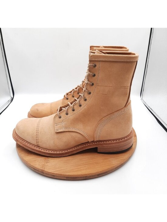 Timberland Boot Company Coulter Mens 10 Boots Tan Leather Heritage Made In USA main image 8